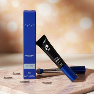 Eyeko Lash Alert Mascara Blue Full Size Lift & Curl New In Box